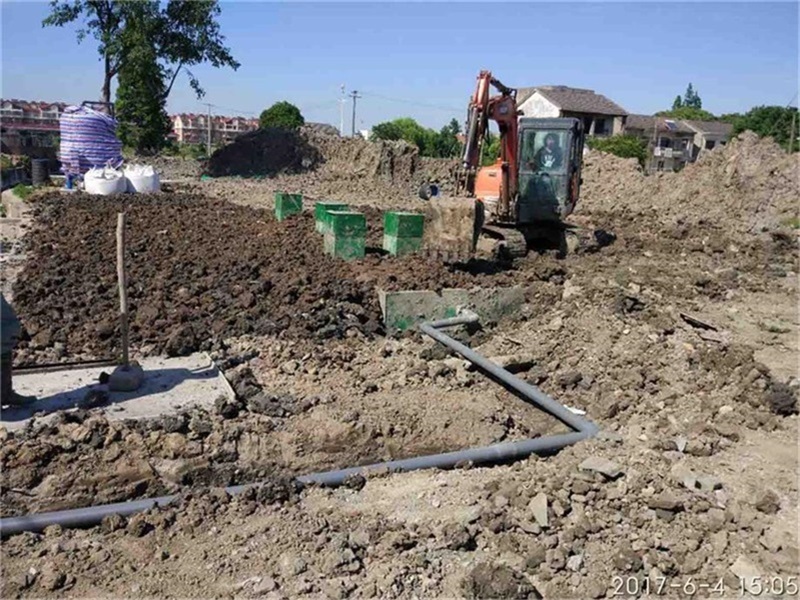 成都市成灌高速石家橋收費站AB區(qū)，地埋式生活污水處理系統(tǒng)